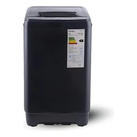 lavarropas automático carga superior Kanji KJH-WMCVSL6K de 4 Kg gris oscuro