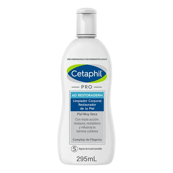 Limpiador Corporal Restaurador de la Piel Cetaphil Pro Ad Restoraderm para Pieles Atópicas