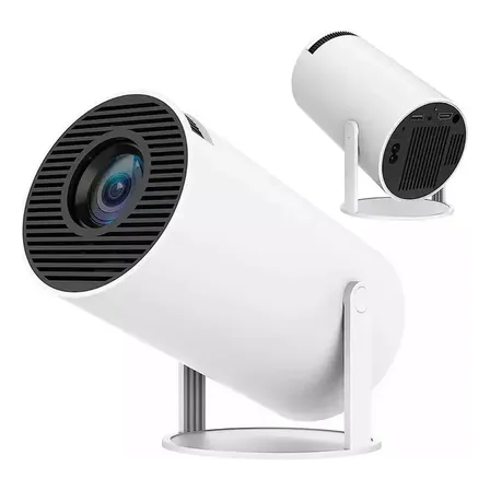 Proyector Portátil Rota Led 1080 Full Hd Android Bluetooth Color Blanco