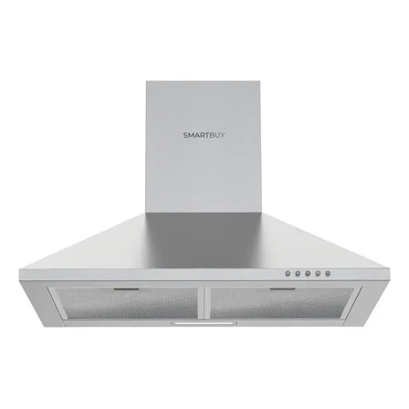 Extractor Purificador De Cocina Smartbuy Acero 3 Vel 60 Cm Color Plateado