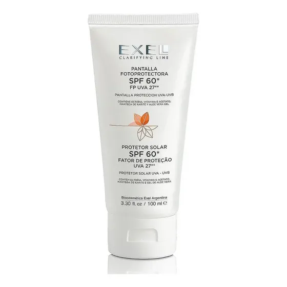 Pantalla Fotoprotectora Spf 60 Fp Uva 27 Exel 100 ml