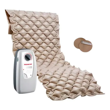 Colchón Antiescaras Con Motor Compresor Secuencial 130 Kg Color Beige