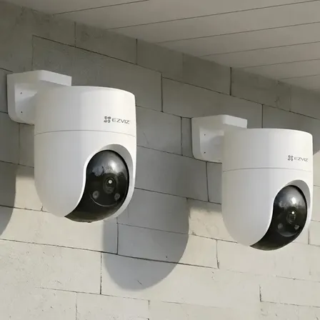 Kit 2 Cámaras De Seguridad Wifi Vision 360 Color 1080p Ezviz CS-H8C